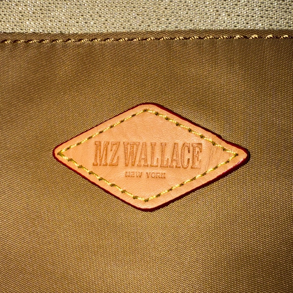 MZ Wallace Tan small cosmetic Bag - Picture 3 of 5
